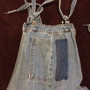 Denim overalls